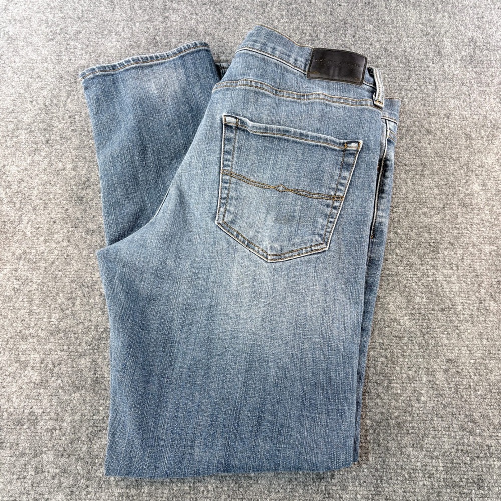 Lucky Brand 410 Athletic Slim Jeans Mens 36x32 Blue Denim Medium Wash 7M12408